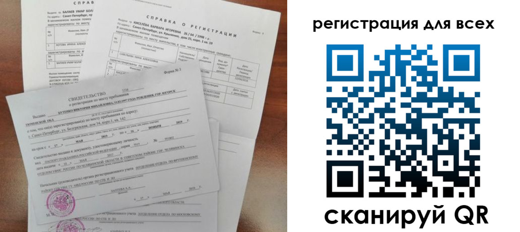 временная регистрация адрес в Отрадном